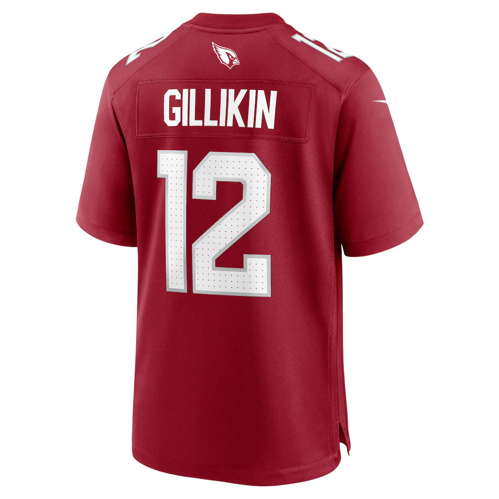 A.Cardinals #12 Blake Gillikin Cardinal Jermy Team Game Jersey