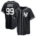 New York Yankees #99 Aaron Judge Black Jermy Out Stitched Jersey