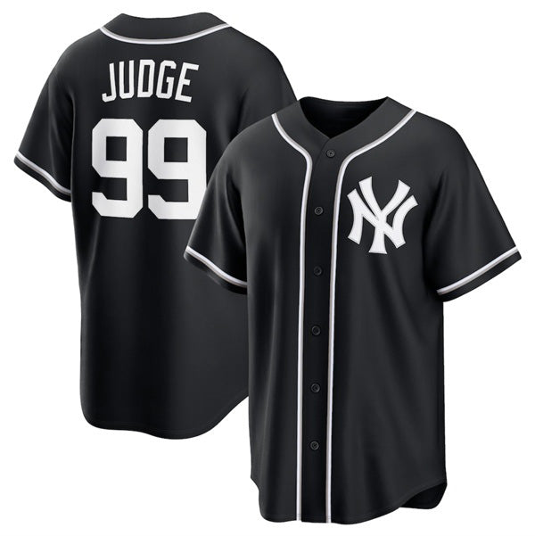 New York Yankees #99 Aaron Judge Black Jermy Out Stitched Jersey