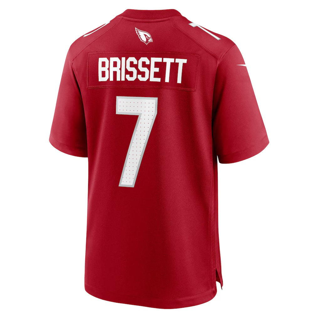 A.Cardinals #7 Jacoby Brissett Cardinal Jermy Team Game Jersey