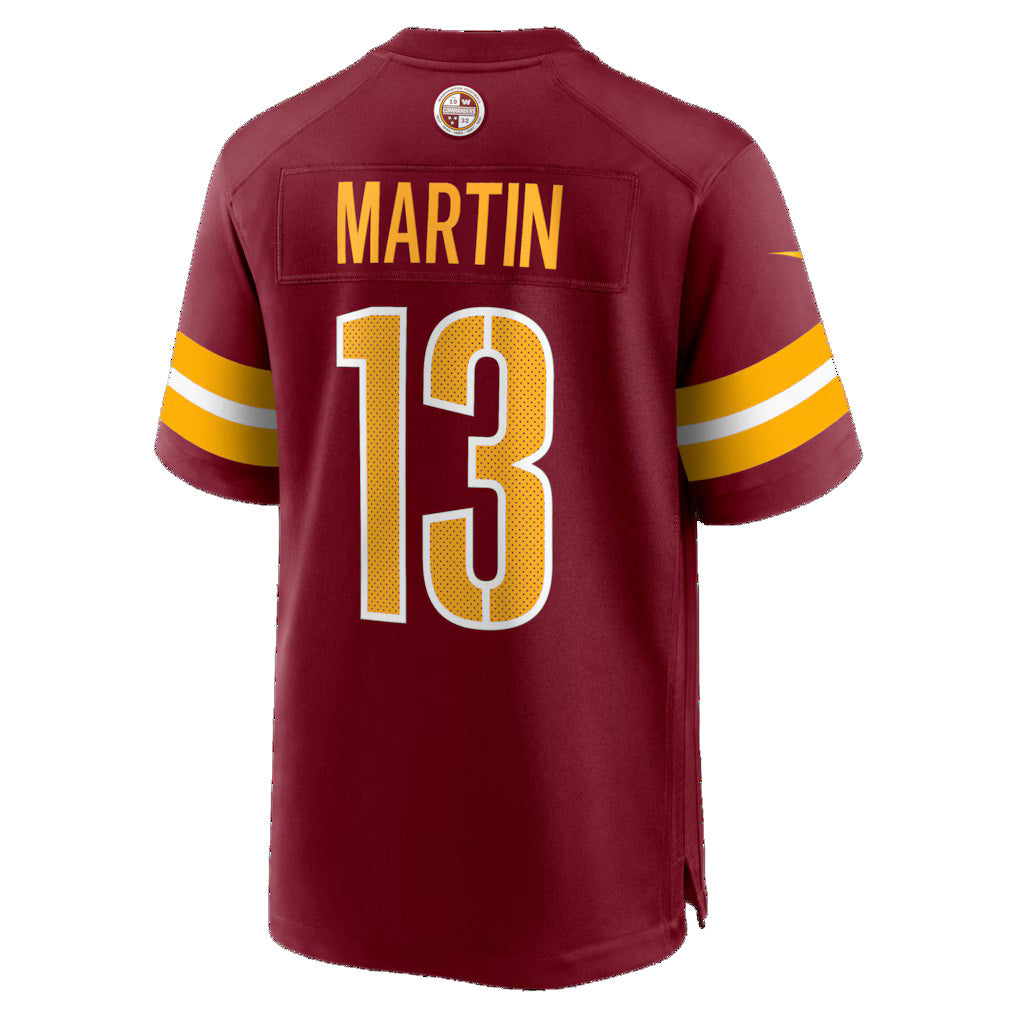 W.Commanders #13 Tay Martin Burgundy Jermy Team Game Jersey