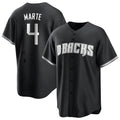 Arizona Diamondbacks #4 Ketel Marte Player Player Black Jermy Game Home Stitched Jerseys