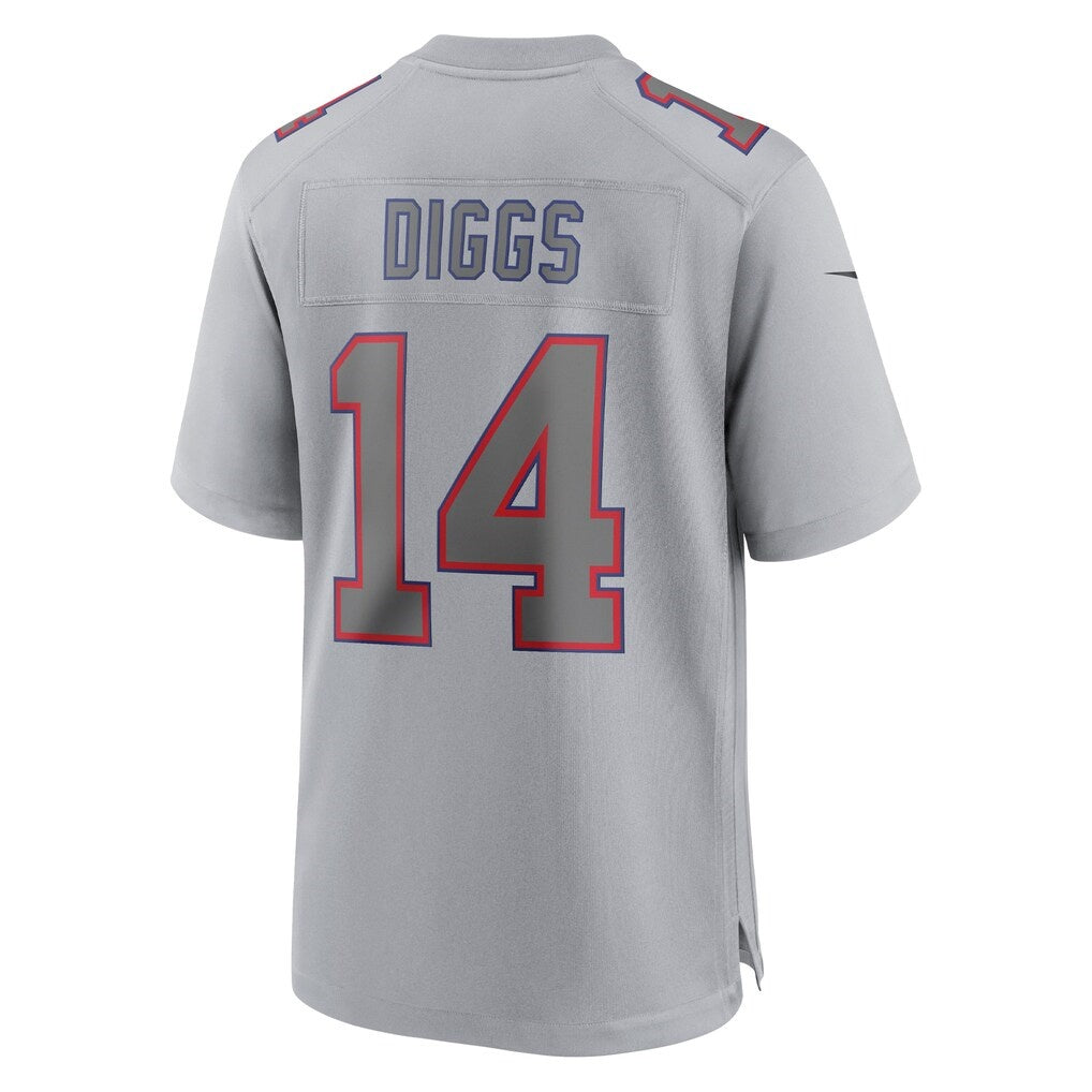 B.Bills #14 Stefon Diggs Atmosphere Fashion Game Jersey - Gray Jermy