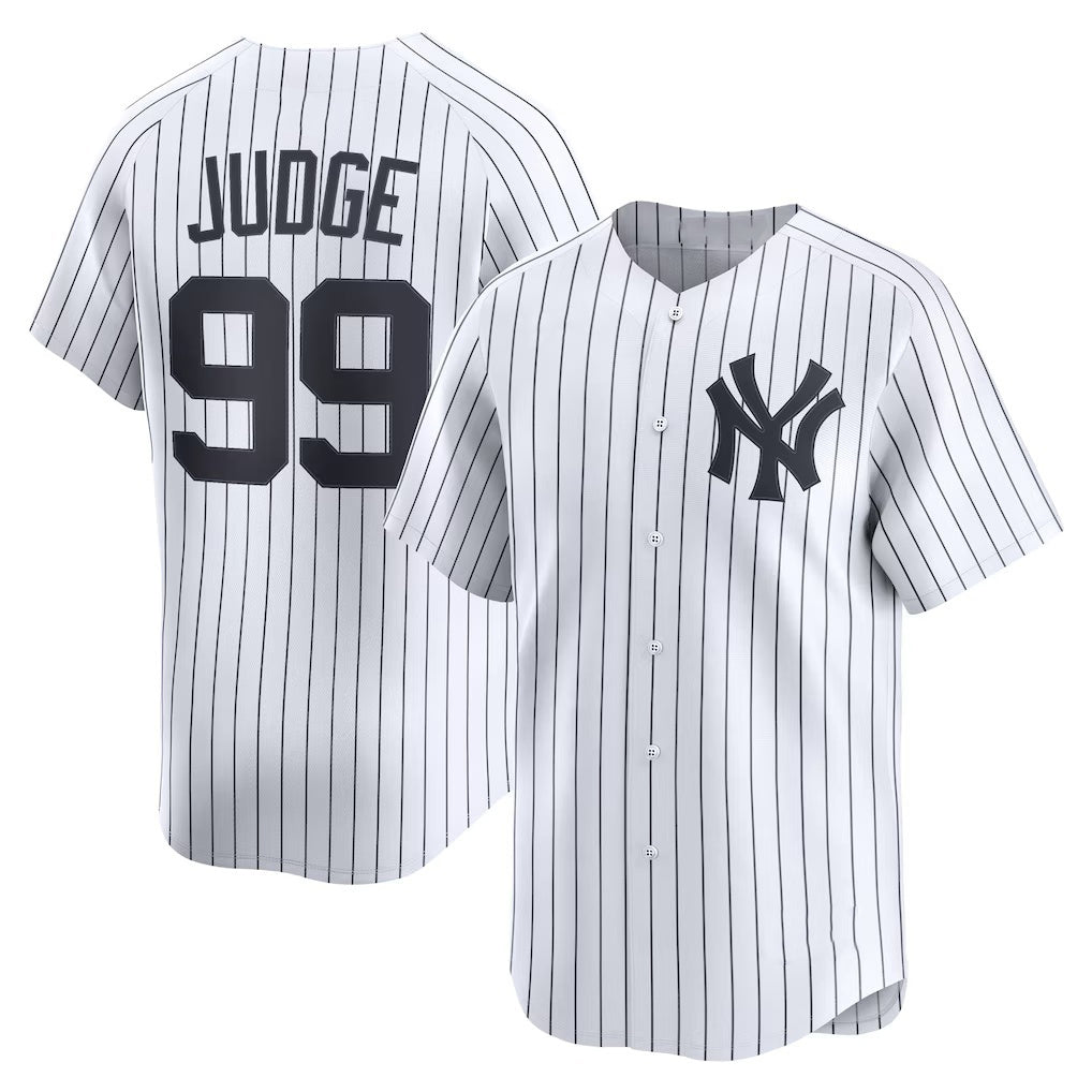 New York Yankees #99 Aaron Judge White Jermy Home Limited Player Jersey 2