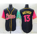 San Diego Padres #13 Manny Machado Black Jermy NEW 2023 City Connect Cool Base Stitched Jersey
