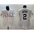 New York Yankees #2 Derek Jeter White Jermy Bronx Graffiti Vapor Limited Stitched Jersey