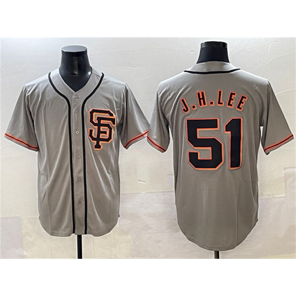 San Francisco Giants #51 Jung Hoo Lee Gray Jermy Cool Base Stitched Jersey