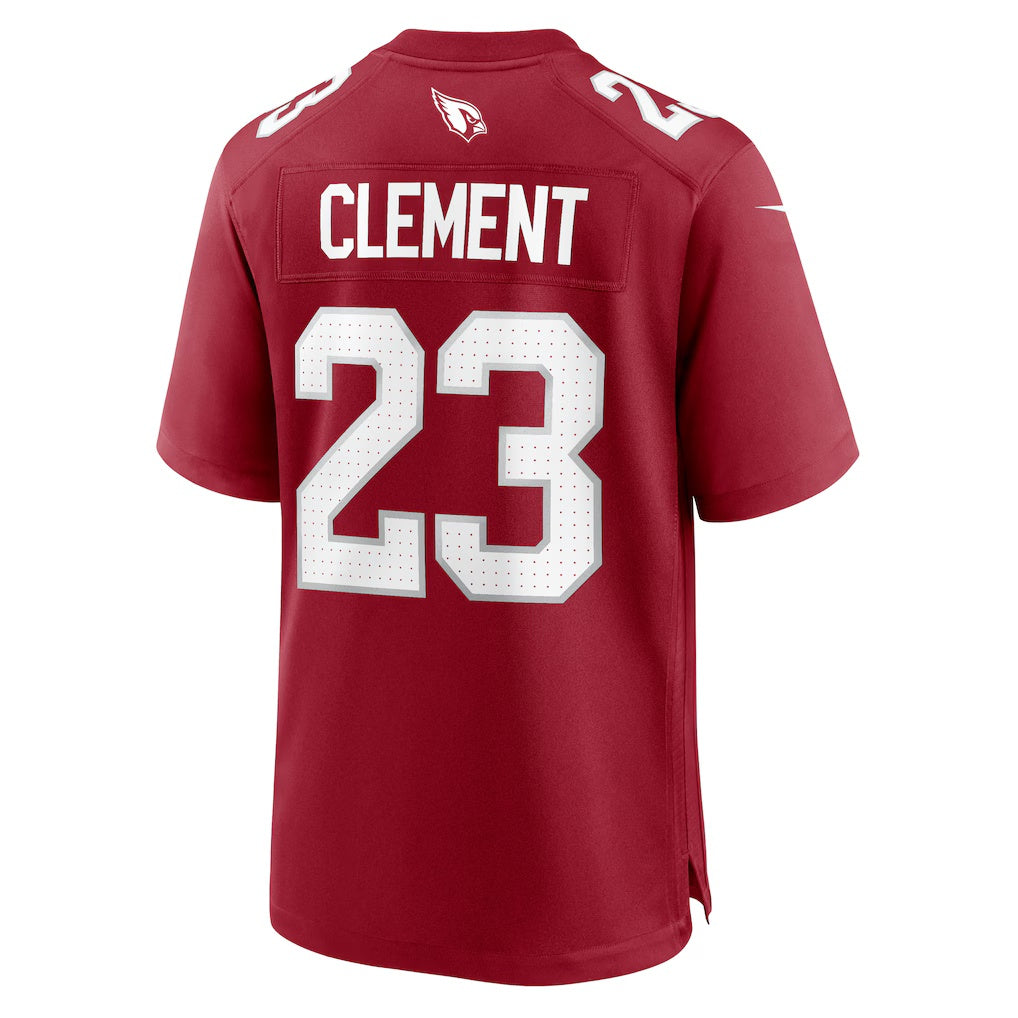 A.Cardinals #23 Corey Clement Cardinal Jermy Team Game Jersey