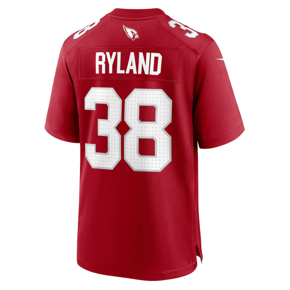 A.Cardinals #38 Chad Ryland Cardinal Jermy Team Game Jersey