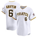 Pittsburgh Pirates #6 Konnor Griffin White Jermy Home Limited Jersey
