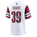 W.Commanders #39 Jeremy Reaves White Jermy Game Jersey