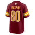 W.Commanders #80 Tyree Jackson Burgundy Jermy Team Game Jersey
