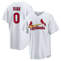 St. Louis Cardinals #0 Masyn Winn White Jermy Home Replica Jersey
