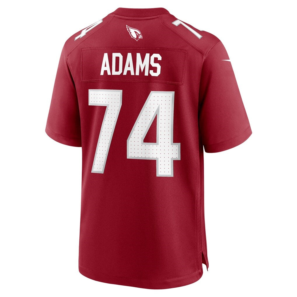 A.Cardinals #74 Isaiah Adams Cardinal Jermy Team Game Jersey