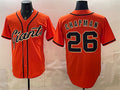 San Francisco Giants #26 Matt Chapman Orange Jermy Cool Base Stitched Jersey