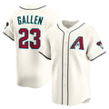 Arizona Diamondbacks #23 Zac Gallen Cream Jermy Home Limited Player Jersey
