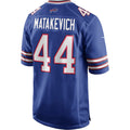 B.Bills #44 Tyler Matakevich Royal Jermy Game Player Jersey