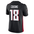 A.Falcons #18 Kirk Cousins Black Jermy Vapor F.U.S.E. Limited Jersey