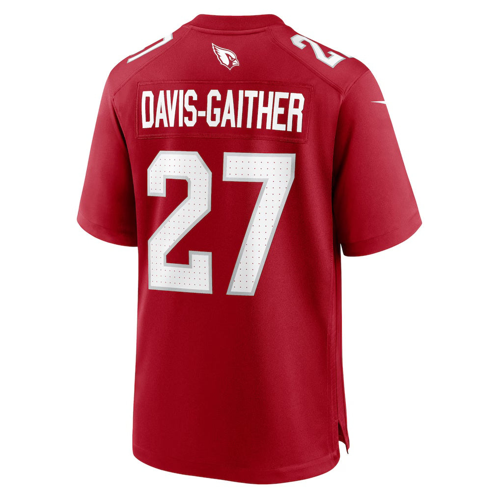 A.Cardinals #27 Akeem Davis-Gaither Cardinal Jermy Team Game Jersey