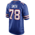B.Bills #78 Bruce Smith Royal Jermy Game Retired Player Jersey