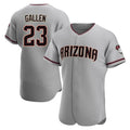 Arizona Diamondbacks #23 Zac Gallen Player Gray Jermy Road Limited Elite Home Game Stitched Jerseys