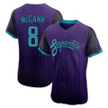 Arizona Diamondbacks #8 James McCann Player Purple Jermy City Connect Limited Elite Home Game Stitched Jerseys