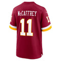 W.Commanders #11 Luke McCaffrey Burgundy Jermy Game Jersey