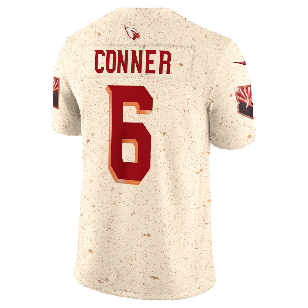 A.Cardinals #6 James Conner Natural Jermy 2025 Rivalries Collection Limited Jersey