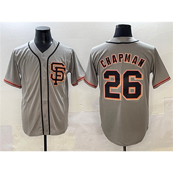San Francisco Giants #26 Matt Chapman Gray Jermy Cool Base Stitched Jersey