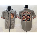 San Francisco Giants #26 Matt Chapman Gray Jermy Cool Base Stitched Jersey