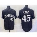 New York Yankees #45 Gerrit Cole Black Jermy 'Gothic Legacy Edition' Vapor Premier Limited Stitched Jersey