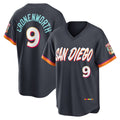 San Diego Padres #9 Jake Cronenworth Obsidian Jermy 2026 City Connect Stadium Jersey