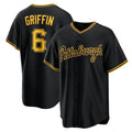 Pittsburgh Pirates #6 Konnor Griffin Black Jermy Alternate Replica Jersey