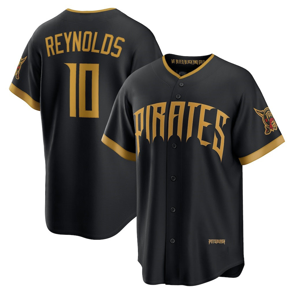 Pittsburgh Pirates #10 Bryan Reynolds Black Jermy 2026 City Connect Stadium Jersey