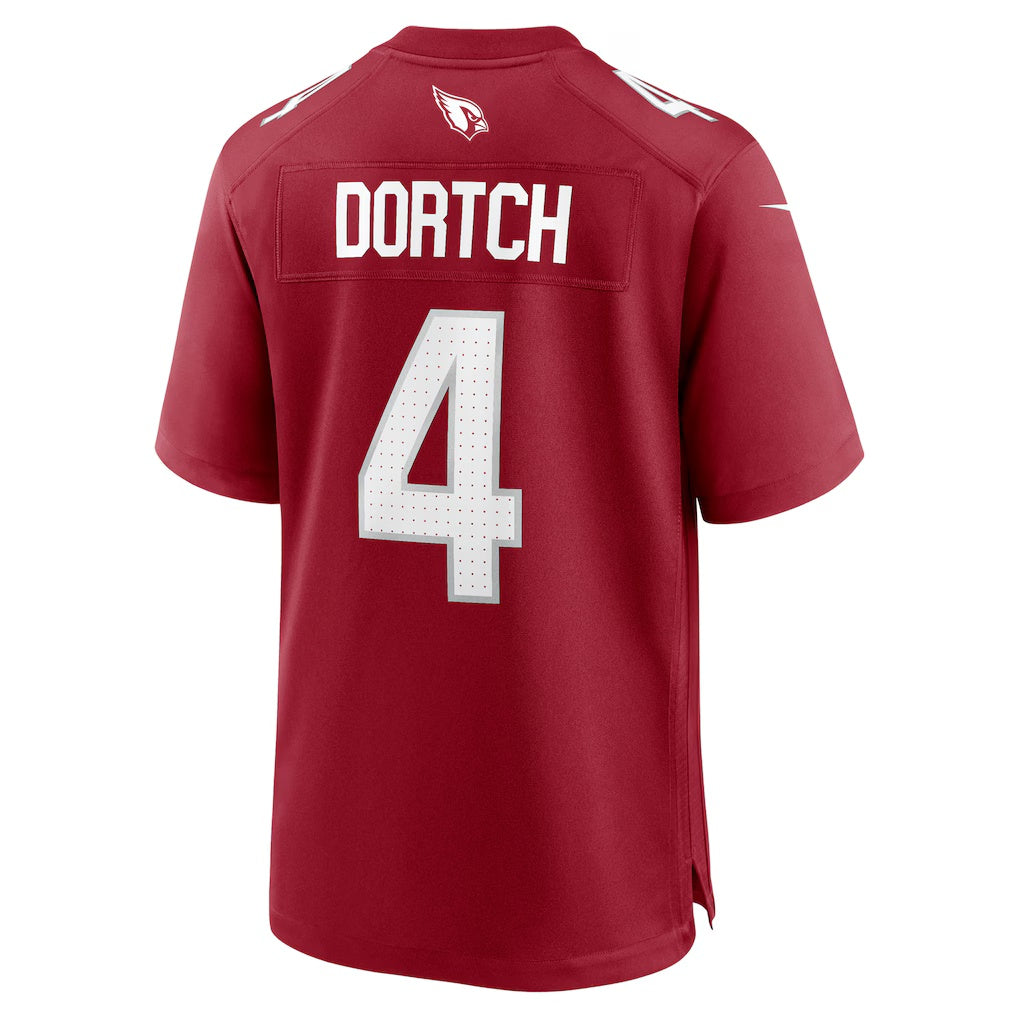 A.Cardinals #4 Greg Dortch Cardinal Jermy Team Game Jersey