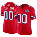 Custom B.Bills Active Player Red Jermy 2025 F.U.S.E. With Farewell Patch Vapor Untouchable Limited Stitched Jersey