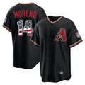 Arizona Diamondbacks #14 Gabriel Moreno Player Black Jermy USA 250 Fourth of July Game Home Stitched Jerseys