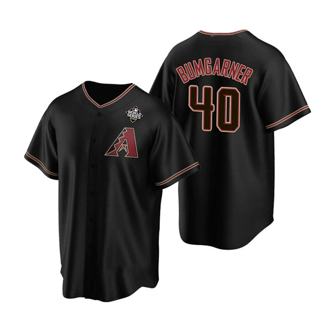 Arizona Diamondbacks #40 Madison Bumgarner Black Jermy 2023 World Series Cool Base Stitched Jersey
