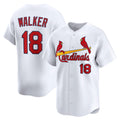 St. Louis Cardinals #18 Jordan Walker White Jermy Home Limited Player Jersey