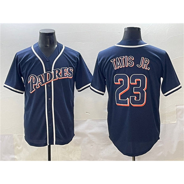 San Diego Padres #23 Fernando Tatis Jr. Navy Jermy Stitched Jersey