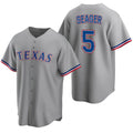 Texas Rangers #5 Corey Seager Gray Jermy Cool Base Stitched Jersey