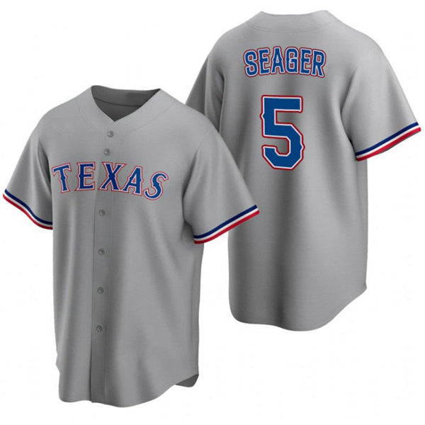 Texas Rangers #5 Corey Seager Gray Jermy Cool Base Stitched Jersey