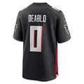 A.Falcons #0 Divine Deablo Black Jermy Team Game Jersey