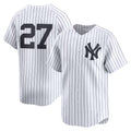 New York Yankees #27 Giancarlo Stanton White Jermy Home Limited Player Jersey 2