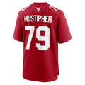 A.Cardinals #79 PJ Mustipher Cardinal Jermy Team Game Jersey