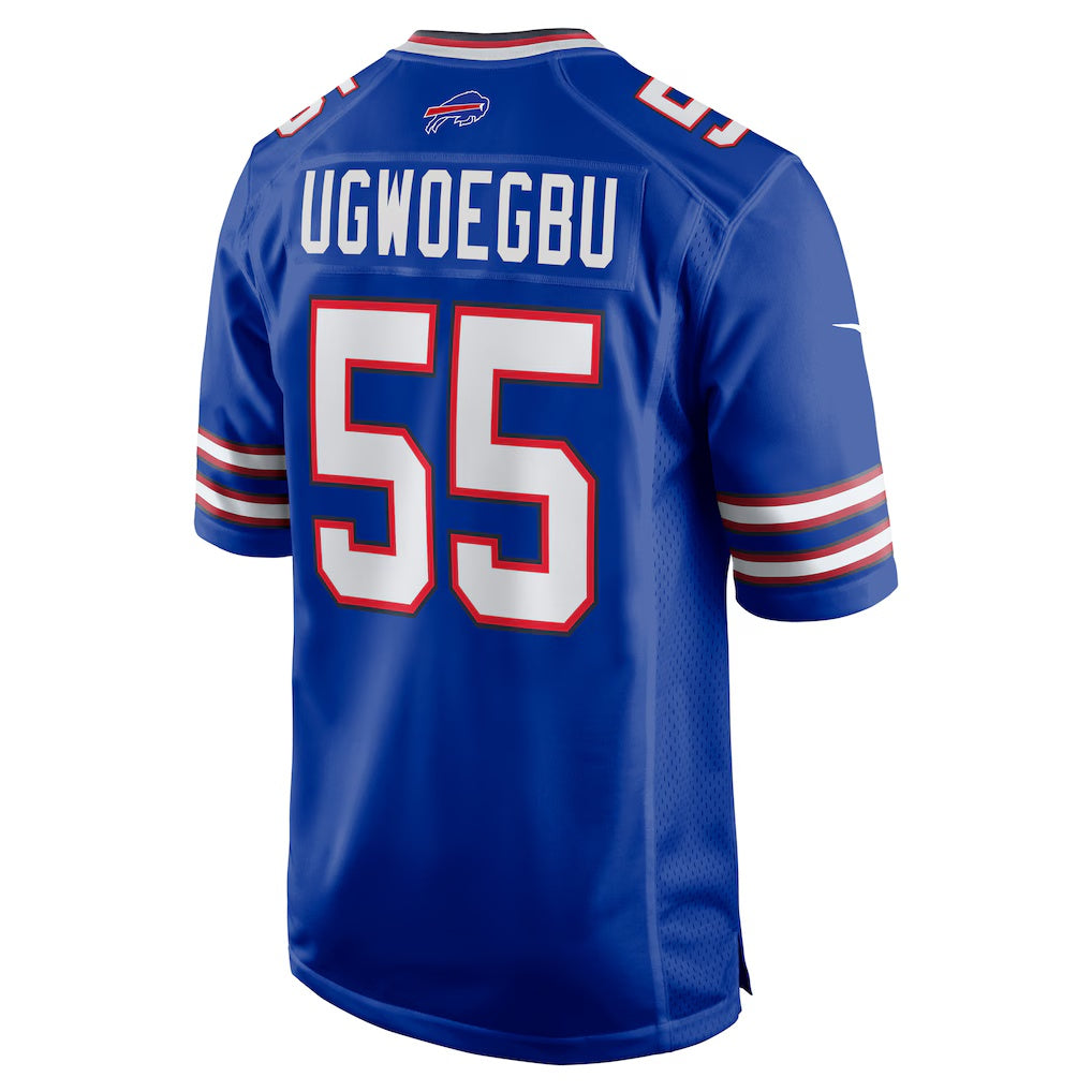 B.Bills #55 David Ugwoegbu Royal Jermy Game Jersey