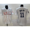 New York Yankees #11 Anthony Volpe White Jermy Bronx Graffiti Vapor Limited Stitched Jersey