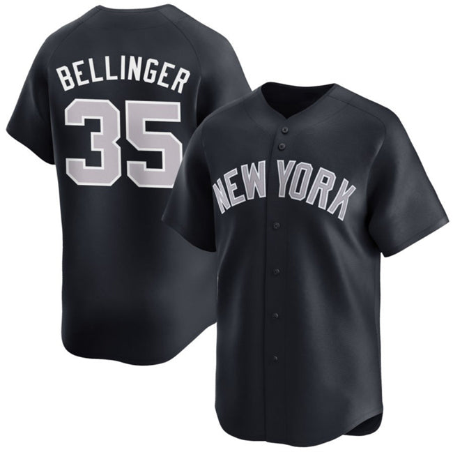 New York Yankees #35 Cody Bellinger Navy Jermy 2024 Alternate Limited Stitched Jersey