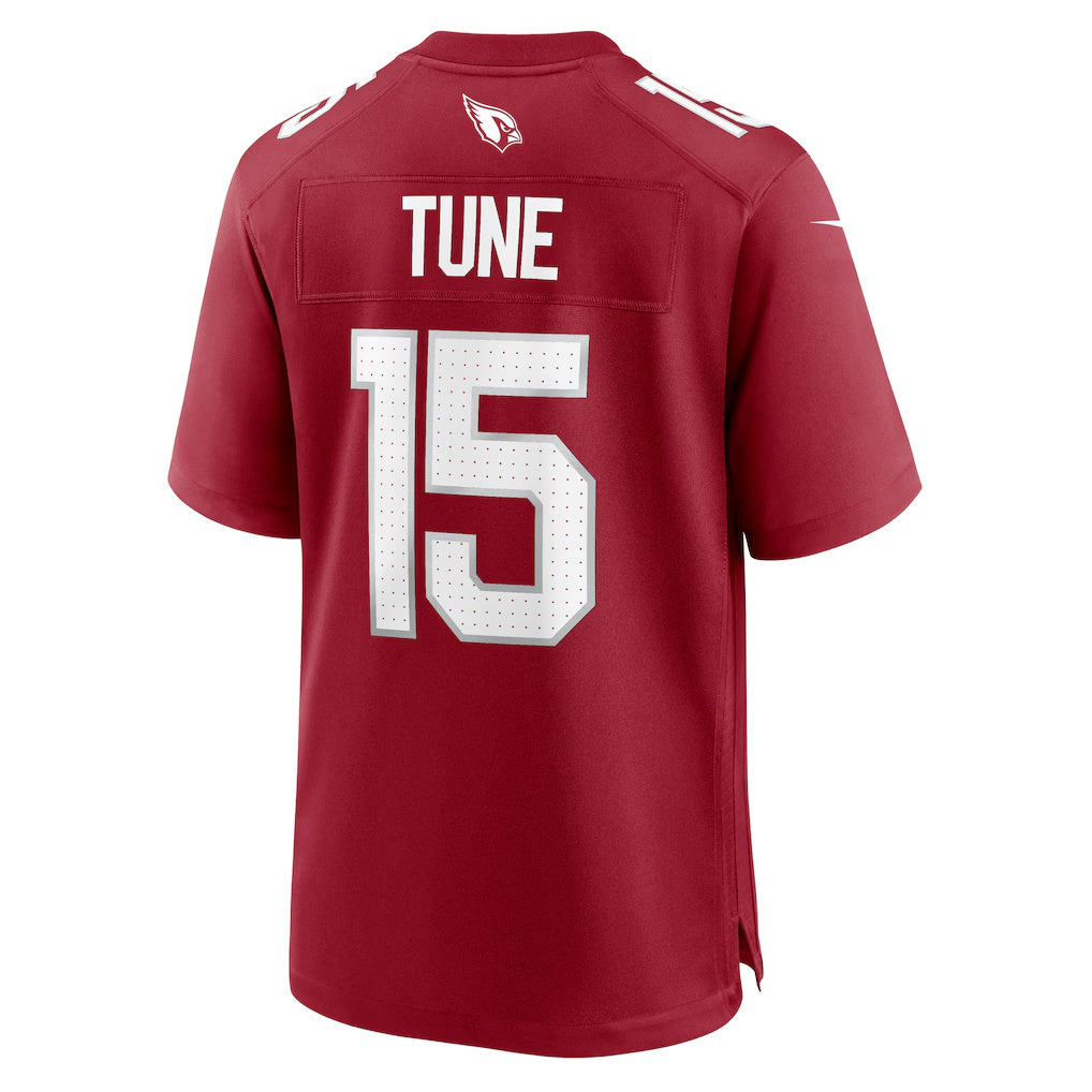 A.Cardinals #15 Clayton Tune Cardinal Jermy Game Jersey