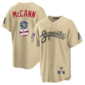 Arizona Diamondbacks #8 James McCann Player Tan Jermy USA 250 Fourth of July Home Game Stitched Jerseys